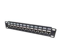 Kenable Minimedia 10 Inch Soho Cat8 12 Port Patch Panel For Ethernet Lan Network Cable