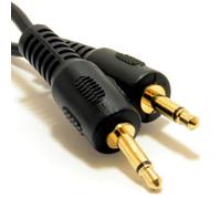 kenable Mono 3.5mm Jack Plug to Mono 3.5mm Jack Plug Cable Lead 1m GOLD