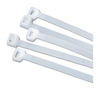 kenable Natural Cable Ties 300mm x 3.5mm Nylon 66 UL Approved [100 Pack]