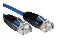 kenable Network Cat 5E UTP Crossover Cable Blue With Black RJ45 Ends 5m