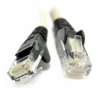 kenable Network Cat5e CCA Crossover Cable RJ45 Grey Connect Two PCs Without Switch 0.5m