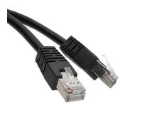 Kenable Network Cat5E Ftp Ethernet Lan Shielded Patch Cable Lead 0.5M Black