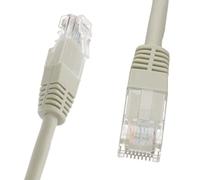 kenable Grey Network Ethernet RJ45 Cat5E-CCA UTP PATCH 26AWG Cable Lead 2m [2 metres]