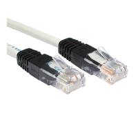 kenable Network Ethernet Cat5e UTP Crossover Cable RJ45 Gigabit LAN Lead Grey 2m