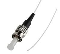 Kenable Om1 Fibre Optic St Pigtail Simplex mm 50 125 Splicing Lszh Cable 1M White