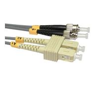 kenable OM1 Grey Fibre Optic ST SC Duplex MM 62.5 125 Patch LSZH Cable 10m [10 metres]