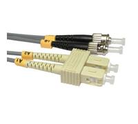 kenable OM1 Grey Fibre Optic ST SC Duplex MM 62.5 125 Patch LSZH Cable 10m [10 metres]