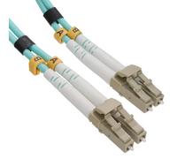 Kenable Om3 Aqua Fibre Optic Lc Lc Duplex mm 50 125 Patch Lszh Cable 15M