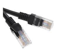 kenable Outdoor External CAT5E UTP Network Cable Ethernet Patch Lead PE Jacket Weather Resistant CCA Black 25m