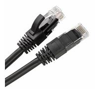 kenable Outdoor External CAT6 Copper UTP Network Cable Gigabit Ethernet Patch Lead Weatherproof UV Resistant Black 0.3m