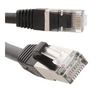 kenable Outdoor External CAT6A Copper SSTP Network Cable 10 Gigabit Ethernet Patch Lead Black 30m