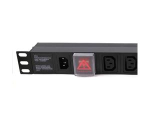 kenable PDU C14 IEC Inlet to C13 Sockets 8 Way Power Distribution Unit Horizontal 1U [C14 to C13 8 Way]