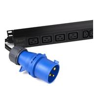Kenable Pdu Combo 4 X C19 Sockets 20 X C13 Iec Sockets To 32A Commando Vertical Unit 3M