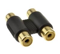 kenable Phono RCA Coupler Twin Socket to Twin Socket Audio/Video [Double]