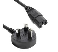kenable Power Cord UK Plug to C15 HOT IEC Kettle Lead High Temperature Cable VDE Approved H05RR-F 13A Fused 10 0.5m Black