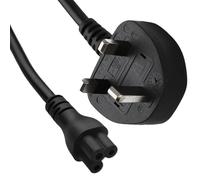 kenable Power Cord - UK Plug to C5 Clover Leaf CloverLeaf Lead 1m Cable [1 metres]