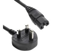 Power Cord UK Plug to HOT IEC Cable (Kettle Lead) C15 0.5m