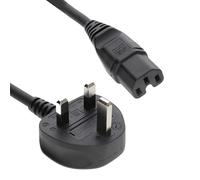kenable Power Cord UK Plug to IEC C15 Hot Kettle Lead Cable VDE Approved 10 13A Fused 2m Black