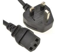 Kenable Power Cord Uk Plug To Iec Cable (Pc Mains Lead) 13A Fused 1.00mm2 C13 1M