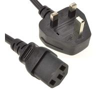 kenable Power Cord UK Plug to IEC Cable PC Mains Lead C13 1.8m 6ft [1.8 metres]