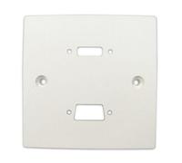 Kenable Pre Drilled Mounting Wall Faceplate For Hdmi & Vga Panel Stubs White