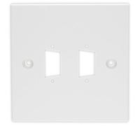 Kenable Pre Drilled Mounting Wall Faceplate For Twin Svga Panel Mount Stubs