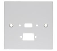 Kenable Pre Drilled Mounting Wall Faceplate For Usb & Svga Panel Stub White