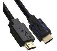 Kenable Premium Certified Uhd 8K 60Hz 4K 120Hz Hdr Hdmi 2.1 Braided Cable Black Lead 1.8M