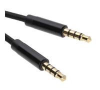 kenable PRO 4 Pole 3.5mm Jack Male Audio Cable TPE RUBBER Lead Gold 2m
