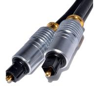 Kenable Pro Gold Toslink Optical Digital Audio Cable 6mm Lead 1M