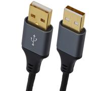 Kenable Pro Metal Usb 2.0 24Awg A Plug To A Male High Speed Braided Cable 1M