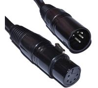 Kenable Pulse Dmx Shielded Stage Lead 5 Pin Male To Female Cable & Tie 3M