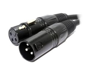 kenable PULSE DMX Shielded Stage XLR Lead 3 Pin Male to Female Cable & Tie 5m [5 metres]