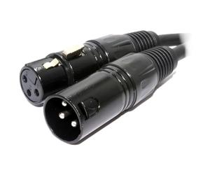 kenable PULSE DMX Spiral Shielded Insulated 3 Pin Male to Female Cable 10m