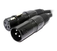 Kenable Pulse Dmx Spiral Shielded Insulated 3 Pin Male To Female Cable 2M
