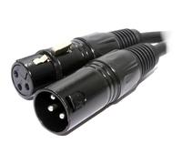 kenable PULSE DMX Spiral Shielded Insulated 3 Pin Male to Female Cable 3m