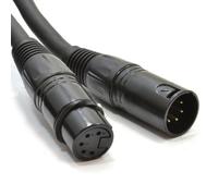 Kenable Pulse Dmx Spiral Shielded Insulated 5 Pin 2 Pair Male Female Cable 5M