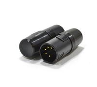 Kenable Pulse Dmx Xlr 5 Pin Terminators Black (2 Pack)