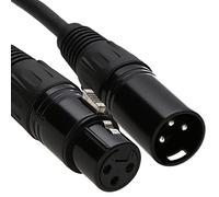 kenable PULSE XLR Microphone Male to Female Audio Cable Black 1.5m [1.5 metres]