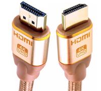 Kenable Pure Hdmi 2.0B 2160P 4K Uhd Tv Braided High Speed Cable Lead Gold 3M