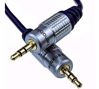 kenable Pure HQ OFC Shielded 3.5mm Stereo Jack to Jack Cable Gold Plated Aux Audio Lead Dark Blue 1m