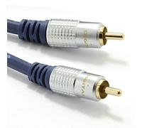 kenable Pure HQ OFC SPDIF Digital Audio 75Ohm Subwoofer Cable Gold 1m [1 metres]