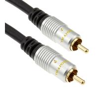 kenable Pure OFC Digital Audio or Composite Cable Phono Plug to Plug Gold 10m