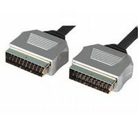 Kenable Pure Ofc Hq Scart Cable Round Lead Metal Ends 5M