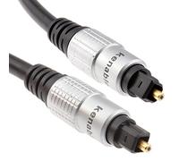 kenable Pure TOS Link TOSLink Optical Digital Audio Cable HQ 6mm Lead 3m [3 metres]