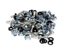 kenable Rack Fixing Set M6 Captive/Cage Nuts/Bolts & Washers for Cabinets [50 Pack]