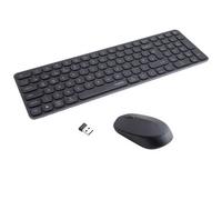 Kenable Rapoo 9310M Wireless Keyboard And Mouse Combo, 3.9mm Ultra-Slim Aluminium Design With Multiple Device Support Full-Size Uk