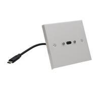 Kenable Ready Made Faceplate Usb 3.0 Type C With Male Tail Panel Mount 19Cm
