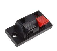 kenable Red and Black Spring Loaded Solder Terminal for HiFi or Loud Speakers