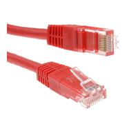 kenable Red Network Ethernet Cable Cat5e UTP RJ45 Patch Lead Full Copper 1000Mbps - 0.5m